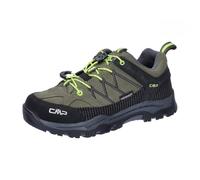 CMP Kids Rigel Low Trekking Shoes WP Chaussures de Marche, Olive-Yellow Fluo, 29 EU