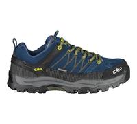 CMP Kids Rigel Low Trekking Shoes WP Mixte Enfant Chaussures de randonnée, Bleu Encre Jaune, 38 EU