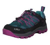 CMP Kids Rigel Low Trekking Shoes WP Mixte Enfant Chaussures de randonnée, Bleu Turquoise Turquoise Lake Acqua, 28 EU
