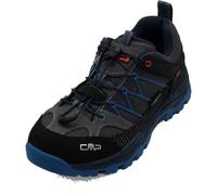 CMP Kids Rigel Low Trekking Shoes WP Mixte Enfant Chaussures de randonnée, Gris Bleu Graffite Oltremare, 32 EU