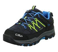 CMP Kids Rigel Low Trekking Shoes WP Mixte Enfant Chaussures de randonnée, Gris Jaune Fluo Antracite Yellow Fluo, 32 EU