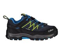 CMP Kids Rigel Low Trekking Shoes WP Mixte Enfant Chaussures de randonnée, Gris Jaune Fluo Antracite Yellow Fluo, 34 EU