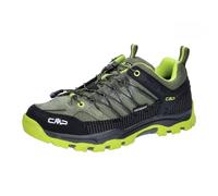 CMP Kids Rigel Low Trekking Shoes WP Mixte Enfant Chaussures de randonnée, Kaki Acido, 31 EU