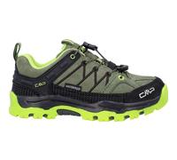 CMP Kids Rigel Low Trekking Shoes WP Mixte Enfant Chaussures de randonnée, Kaki Acido, 37 EU