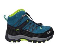 CMP Kids Rigel Mid Trekking Wp Walking Shoe, Deep Lake-Acido, 37 EU, Deep Lake Acido, 37 EU
