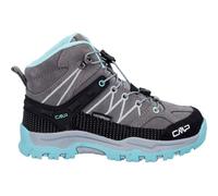 CMP Kids Rigel Mid Trekking Shoes WP Chaussures de Marche, Cemento-Alluminio, 28 EU