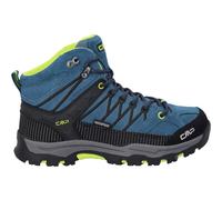 CMP Kids Rigel Mid Trekking Shoes WP, Chaussures Unisexe-Enfants et Garçons, Deep Lake Acide, 28 EU