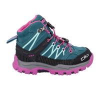 CMP Chaussures de randonnée enfant Rigel Mid WP imperméable Lake / Pink Fluo - Taille 28