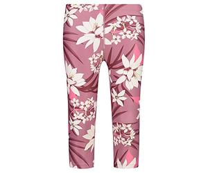 CMP - Legging ¾ élastiqué pour enfant, Blush-Prune-Blanc, 98