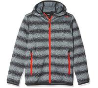 CMP Maglia Knit Tech 39h0964 Tricot Unisexe Enfants, Argent-Asphalt, 164