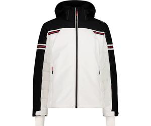 CMP Man Jacket Zip Hood - Homme - Blanc / Noir - taille 46- modèle 2026