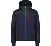 CMP Man Jacket Zip Hood - Homme - Noir / Bleu - taille 46- modèle 2025