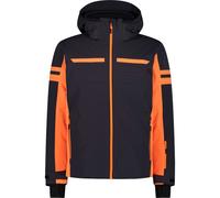CMP Man Jacket Zip Hood - Homme - Orange / Noir - taille 42- modèle 2025