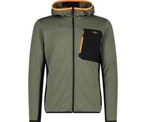 CMP Man Stretch Performance Jacket Fix Hood - Homme - Vert - taille 44- modèle 2025