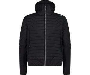 CMP Man Unlimitech Down Jacket Hybrid Fix Hood - Homme - Noir - taille 46- modèle 2025