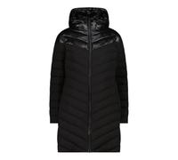 CMP Manteau en duvet imperméable pour femme avec capuche, noir, 40