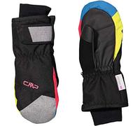CMP - Mitaines de ski sergé pour enfant, Black-B.Jewel-Fraise, 6