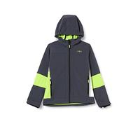 CMP Mixte Enfant Giacca in Softshell Da Bambini Veste, Titanio-Acido, 128 EU