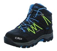 CMP Mixte Enfant Kids Rigel Mid Trekking Shoes WP Chaussures de randonnée, Gris-Jaune Fluo (Antracite-Yellow Fluo), 32 EU