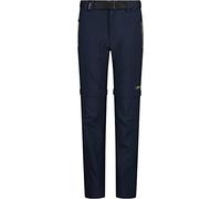 CMP Pantaloni Zip Off da Bambini - 3T51644, Pantalon Enfants Unisexes, B.Blue-Limegreen,