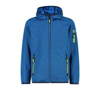CMP Mixte Enfant Veste en Knit-Tech pour avec Capuche Fixe, River-Darker, 128 EU