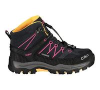 CMP Mixte Rigel Mid Trekking Shoe Wp Chaussure de marche, Antracite Bouganville, 37 EU