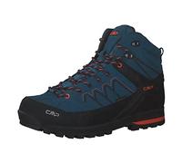 CMP Campagnolo Chaussures de randonnée Moon Mid imperméables Bleu/Noir/Orange Homme 42