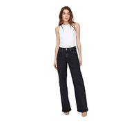 CMP ONLJUICY Life HW Wide Leg Noos Jeans, Noir Denim-Détails : nas244, 27W x 30L Femme