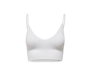 CMP Onlvicky Rib Haut Noos à col en V sans Coutures Bustier, Blanc éclatant, L/XL Femme