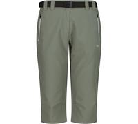 CMP Pantalon de trekking Capri pour femme avec ceinture et fonction Dry - Design ergonomique - Taille extensible - Stretch 4 directions résistant pour les journées actives et la mode sportive