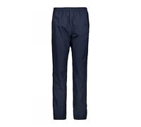 CMP - Pantalon imperméable femme avec doublure et zips latéraux sur toute la longueur, Noir Bleu, XXXL