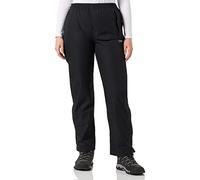 CMP - Pantalon imperméable femme avec doublure et zips latéraux sur toute la longueur, Noir, L