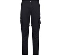Pantalon convertible CMP Zip-Off Stretch Cargo noir anthracite. - XXL