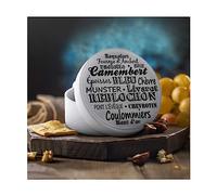 CMP Paris - Boîte à fromage en céramique - D 13 x 7 cm - Modèle aléatoire