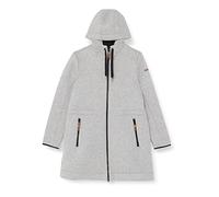 CMP Parka Longue Wooltech Parka Femme Grigio Mel.-Nero FR: XL (Taille Fabricant: 46)