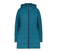 CMP, PARKA SNAPS HOOD, 34K3156, Basic Turquoise, D42, Woman