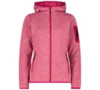 CMP - Women's Jacket Fix Hood Jacquard Knitted 3H19826 - Veste polaire - 34 - amaranto / soft pink