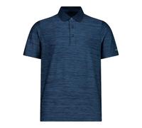 CMP Polo Melange Stretch, Homme, Polo Mélange Stretch Polo, 39T5817_M862_48, M862 B. Blue Mel., 48