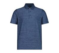 CMP Polo Melange Stretch, Homme, Polo Mélange Stretch Polo, 39T5817_M862_60, Bleu, 60