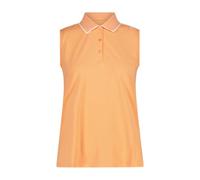 CMP Polo sans manches pour femme en piqué stretch, Salmone, 40