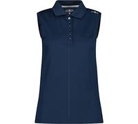 CMP - Polo sans manches pour femme, Pierre bleue, M