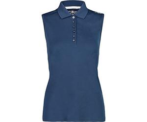 CMP - Polo sans manches pour femme, Pierre bleue, S