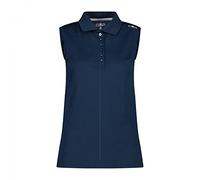 CMP - Polo sans manches pour femme, Pierre bleue, XS