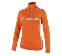 CMP Pull Over En Tricot Pull De Loisir En Laine Orange Col Stretch