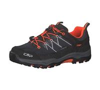 CMP Chaussures de randonnée Rigel Low Trekking WP Mixte Enfant Gris Orange 32 EU