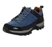 CMP Rigel Low Shoes WP Chaussures Basses de Trekking et de randonnée pour Homme, Caoutchouc Bluestone, 47 EU