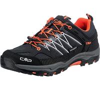 CMP Rigel Low Trekking Shoe WP, Chaussure de Marche, Antracite-Flash Orange, 35 EU