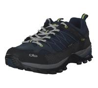 CMP Rigel Low Trekking Shoes WP Homme Chaussures de randonnée, Bleu Foncé Gris Cosmo Plutone, 42 EU