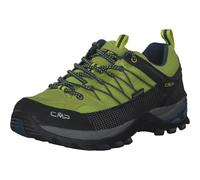 CMP Rigel Low Trekking Shoes WP Homme Chaussures de randonnée, Vert Lime Bleu Foncé Energy Cosmo, 42 EU