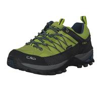 CMP Rigel Low Trekking Shoes WP Homme Chaussures de randonnée, Vert Lime Bleu Foncé Energy Cosmo, 42 EU